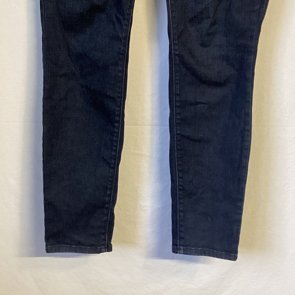 Eddie Bauer Slightly Curvy - High Rise Women's Dark Blue Skinny Jeans Size 16 - Picture 3 of 8